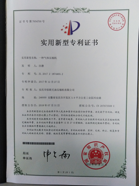 一种气体压缩机