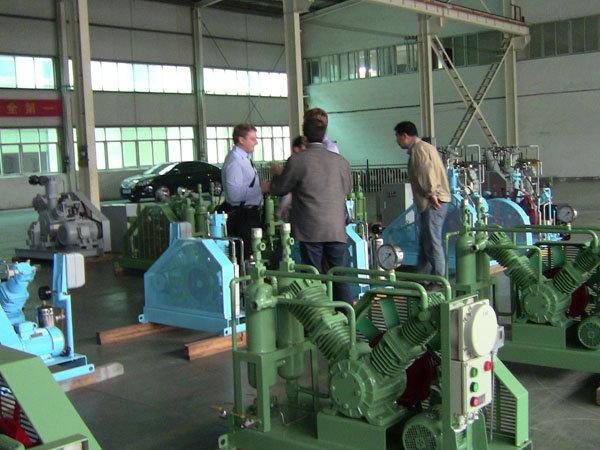 customer visit bailian compressor 3